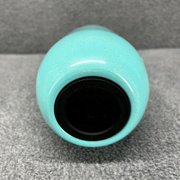 Corkcicle Stemless Cup Tael Aqua Glitter Insulated Wine Glass cold hot 12 oz - Picture 6 of 8